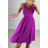 Women's elegant strapless party dress (S/M ONE SIZE) ITALIAN FASHION IMPBB23A10989