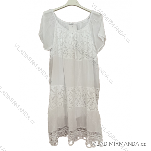Šaty letní krajkové carmen dámské (L/XL/2XL ONE SIZE) ITALSKÁ MÓDA IM423CLARA