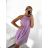 Women's Sleeveless Pleated Summer Dress (S/M ONE SIZE) ITALIAN FASHION IMWB23352