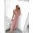 Women's Lace Cotton Short Sleeve Women's Dress (S / M ONE SIZE) ITALIAN FASHION IMWM215877