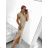 Women's Lace Cotton Short Sleeve Women's Dress (S / M ONE SIZE) ITALIAN FASHION IMWM215877
