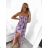 Carmen summer dress (S / M / L ONE SIZE) ITALIAN FASHION IMWY22051 S/M purple