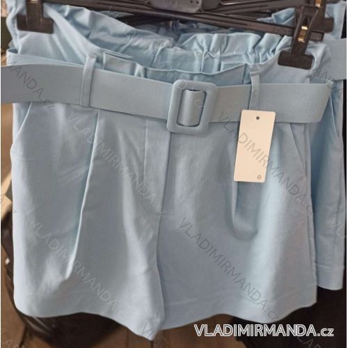 Šortky s opaskom strečové dámske (M/L ONE SIZE) TALIANSKA MÓDA IM323068