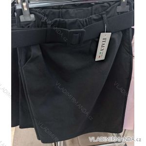 Mittellanger Stretch-Rock für Damen mit Gürtel (M/L EINHEITSGRÖSSE) ITALIAN FASHION IM323071