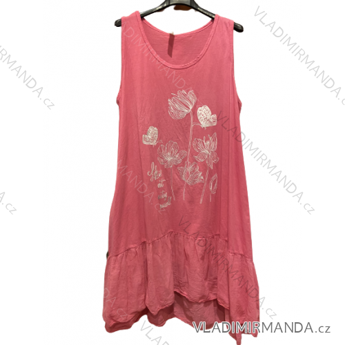 Šaty letní na ramínka dámské (S/M ONE SIZE) ITALSKÁ MÓDA IMPLS229027