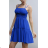 Šaty letní elegantní na ramínka dámské (S/M ONE SIZE) ITALSKÁ MÓDA IMPLS23CH2810