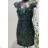 Women's Summer Elegant Sparkly Sequin Strap Dress (S/M ONE SIZE) ITALIAN FASHION IMPLS2321428