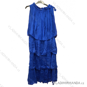 Šaty letné bez rukávov nadrozmer dámske (XL/2XL/3XL ONE SIZE) TALIANSKA MóDA IM723MIRANDA