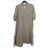 Šaty košilové oversize 3/4 rukáv dámské nadrozměr (XL/2XL ONE SIZE) ITALSKÁ MÓDA IM423NAZLI