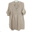 Tunika košilová  oversize 3/4rukáv dámská (S/M/L ONE SIZE) ITALSKÁ MÓDA IM723MADEIRA