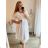 Šaty  oversize 3/4 rukáv dámské nadrozměr (XL/2XL/3XL ONE SIZE) ITALSKÁ MÓDA IM423KAIRA