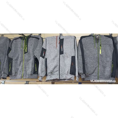 Mikina na zips s kapucňou pánska nadrozmer (M-3XL) DALEF DAL23003