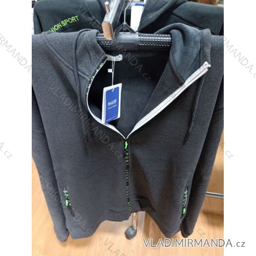 Mikina na zip s kapucí pánská nadrozměr (3XL-7XL) DALEF DAL2323812