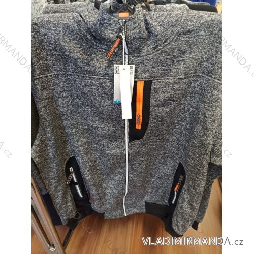 Mikina na zip s kapucí pánská nadrozměr (4XL-7XL) BENHAO BEN23BH23-17-666