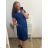 Denim short summer dress straps women (uni s / l) ITALIAN FASHION IM720103