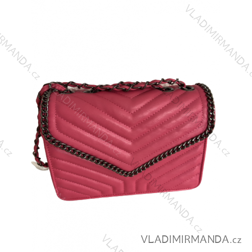 Kabelka dámská (ONE SIZE) ITALSKÁ MÓDA IM26231658/DU ONE SIZE růžová