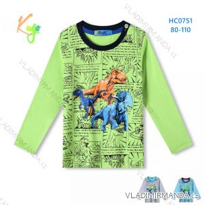 T-Shirt Langarm mit Pailletten Baby Mädchen (80-110) KUGO M0195