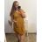 Women's Summer Cotton Short Sleeve Dress (S/M ONE SIZE) ITALIAN FASHION IM722253