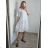 Women's Summer Cotton Short Sleeve Dress (S/M ONE SIZE) ITALIAN FASHION IM722253