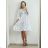Šaty dlouhé letní boho krajkové dámské (S/M ONE SIZE) ITALSKÁ MÓDA IM823010 S/M weiß