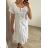 Women's Summer Cotton Short Sleeve Dress (S/M ONE SIZE) ITALIAN FASHION IM722253