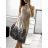 Women's Sleeveless Icecool Summer Dress (M/L, XL/2XL) AINUOSI ITALIAN FASHION IMB239983