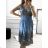 Women's Sleeveless Icecool Summer Dress (M/L, XL/2XL) AINUOSI ITALIAN FASHION IMB239983