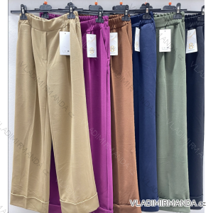Kalhoty dlouhé dámské (S/M ONE SIZE) ITALSKÁ MÓDA IMPDY23LC5915