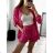 Souprava letní mušelín kraťasy a košile dlouhý rukáv dámské (S/M/L ONE SIZE) ITALSKÁ MÓDA IMWMY23232194