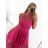 Women's Elegant Sleeveless Tulle Dress (S/M ONE SIZE) ITALIAN FASHION IMM22Q52235A