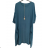Women's Short Sleeve Oversized Dress (S/M ONE SIZE) ITALIAN FASHION IMWY23061 3xl / 4xl Brown