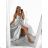 Long summer satin dress with straps women with belt (UNI S / M) ITALIAN FASHION IMM22INFINITE