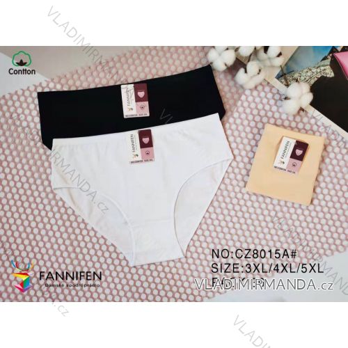 Kalhotky bavlněné dámské nadrozměr (3XL-5XL) FANNIFEN PES22CZ8015A