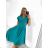 Šaty elegantný krátky rukáv dámske (S/M ONE SIZE) TALIANSKA MóDA IM923010