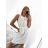 Women's Elegant Summer Lace Sleeveless Dress (S/M ONE SIZE) ITALIAN FASHION IM923050