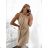 Šaty elegantné letné bez rukávu dámske (S/M ONE SIZE) TALIANSKA MÓDA IM923011/DU S/M biela