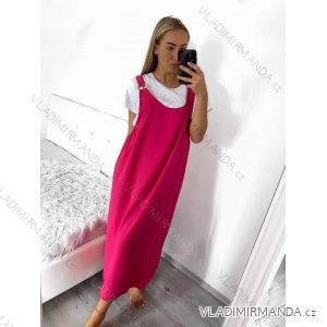 Women's long strapless summer dress with T-shirt (S/M ONE SIZE) ITALIAN FASHION IM423400/DU