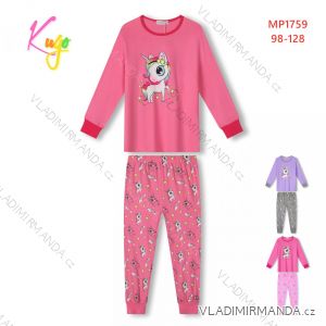 Pyžamo dlouhé dětské dívčí (98-128)  KUGO MP1759