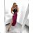 Nohavice harémky letné dlhé dámske (S/M ONE SIZE) TALIANSKA MÓDA IMM239535UN/DU tmavě modrá