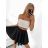 Šaty letní na ramínka dámské (S/M ONE SIZE) ITALSKÁ MÓDA IMPBB22B21841   light pink   S/M
