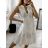 Women's Sleeveless Lace Shirt Dress (S/M ONE SIZE) ITALIAN FASHION IMWGB232314 S/M white
