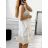 Women's Sleeveless Lace Shirt Dress (S/M ONE SIZE) ITALIAN FASHION IMWGB232314 S/M white