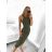 Women's Long Sleeveless Summer Dress (S/M ONE SIZE) ITALIAN FASHION IMPGM233440/DU