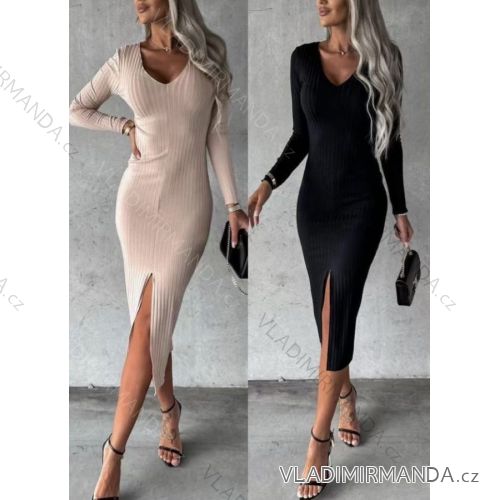 Langes, dehnbares, ärmelloses Sommerkleid für Damen (S / M / L ONE SIZE) ITALIAN FASHION IMWC222492