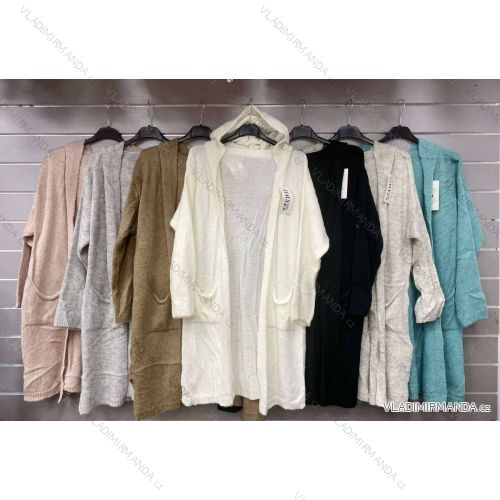 Strickjacke mit langen Ärmeln für Damen (Einheitsgröße S/M) ITALIAN FASHION IMWAA223636