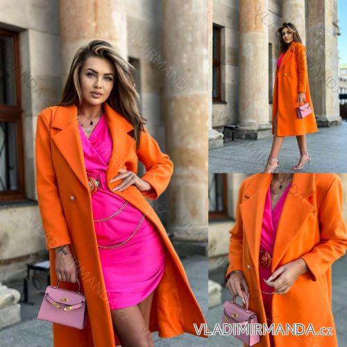 Women's Fluffy Long Sleeve Coat (S/M ONE SIZE) ITALIAN FASHION IMWAK23EB24052