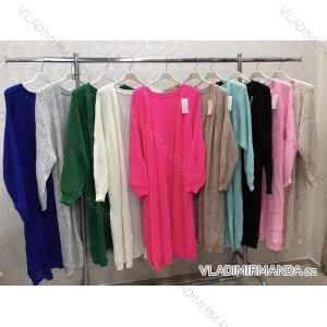 Cardigan dlouhý rukáv dámský (S/M ONE SIZE) ITALSKÁ MÓDA IMWKK232891