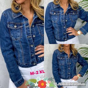 Bunda riflová dámske nadrozmer (M-2XL) JEANS JAW232909