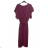 Women's Long Summer Short Sleeve Dress (XL/2XL ONE SIZE) ITALIAN FASHION IMWGM232000XL/DUR Fuchsia