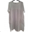 Šaty volnočasové krátký rukáv dámské nadrozměr (L/XL/2XL ONE SIZE) ITALSKá MODA IM723061/DUR XL/2XL starorůžová